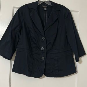 Lane Bryant black blazer, 18, from non smoking home! !
